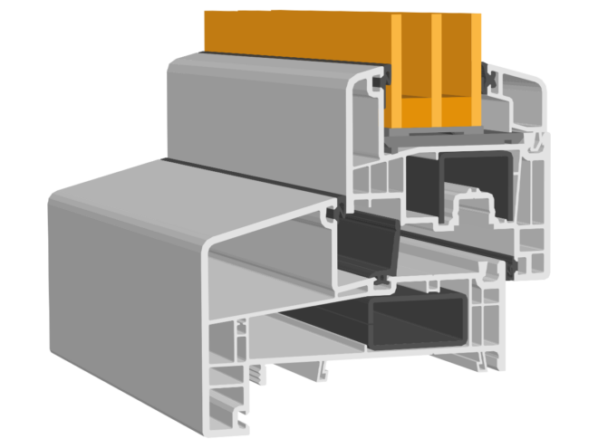 Kunststof kozijn - meerkamertechniek