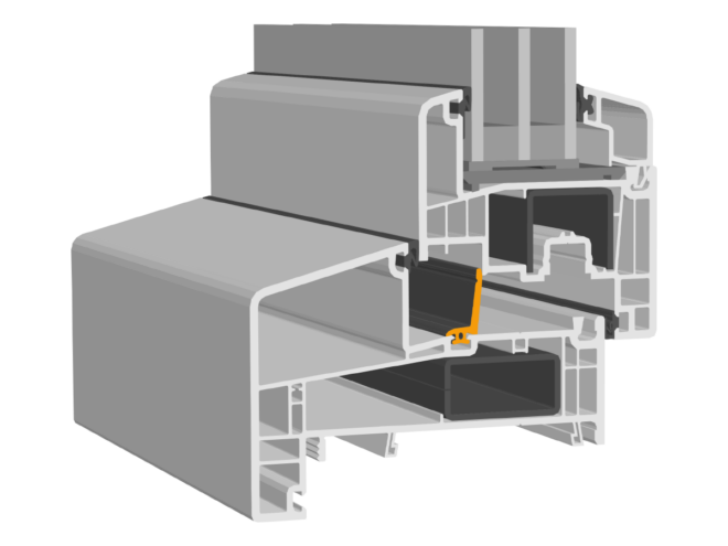 Kunststof kozijn - meerkamertechniek